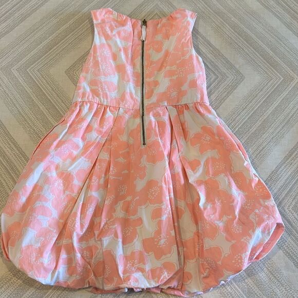 Crewcuts Girls White with Pink Flowers Balloons Skirt Dress - Picture 4 of 9